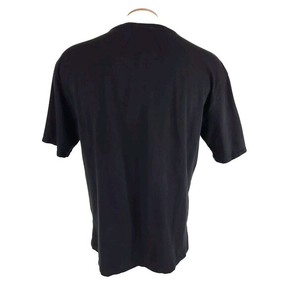 Rhude Logo Embroidered T-Shirt XS Mens Black Cotton Tee - Picture 5 of 11